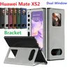 Magnetic Flip Book Cases For Huawei Mate Xs 2 Xs2 Case Dual Window View Leather Stand Protection Cover