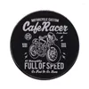 Broches Cafe Racer Motorcycle Club Pin Royaume-Uni Motorcycleclub Broche Born To Ride Live