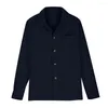 M￤ns jackor Stylish M￤n t￤cker bekv￤m ￶verrockar med en breasted manlig vinterjacka casual kl￤der termiska