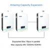 Aunen Power Storage Wall Energy Storage Battery Parede Montada 48V 100AH ​​5kWh Lithium Ion LifePo4 com CAN RS485