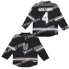 Maillots de hockey Hommes Film J.Cole 14 Forest Hills Dr Broderie JASON VORHEES 13 VENDREDI LE 13 MAILLOT NOIR Noir Blanc