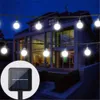 50 LED 10M Crystal Ball Solar Light Outdoor IP65 방수 스트링 요정 램프 태양 정원 화환 크리스마스 장식