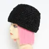 Berets Unisex Genuine Sheepskin Hats Winter Lady Warm Imported Caps Fashion Outdoor Windproof Casual
