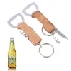 Openers Creative Mtifunctional Key Chain Stainless Steel Wooden Handle Beer Wine Corkscrew Party Accessories Inventory Dheit