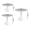 Bakeware Tools 20/25/30cm Cake Stand Home Party Display Wedding Decoration Wrought Iron Birthday Tray Dessert Desktop Cupcake Holder