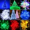 LED Strings Christmas Lights Szalony Sprzedawanie 10 m 100 LED Dekoracja światła 110V 220V na imprezę świąteczne oświetlenie LED LED LED