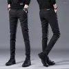 Men's Pants 2023 Spring Summer Breathable Casual Men Slim Fit Chinos Stretch Cotton Straight Long Trousers