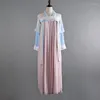 Vêtements de scène Hanfu femmes Costume de danse nationale chinoise broderie pour chanteurs vêtements de Performance orientale tenue folklorique DC1831