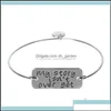 Bracciale La mia storia non è ancora finita Bracciale in oro Sier Salute mentale Consapevolezza Gioielli Braccialetti di moda per le donne Nimj6 F2Ep7 Drop Delive Otfnr