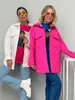 Parkas de mujer Down Parkas Charmingtrend Chaqueta Mujeres Otoño Invierno Solapas de pecho largo Abrigo suelto Cálido Rombo Allmatch Ropa de algodón engrosada 221205