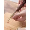 Cooking Utensils Cooking Utensils Wooden Handle Stainless Steel Shrimp Line Fish Maw Knife Open Kitchen Seafood Peeling Tool Invento Dhyfm