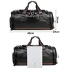 Quality Leather Travel Carry on Luggage Men Duffel s Handbag Casual Traveling Tote Large Weekend Bag XA631ZC 221205