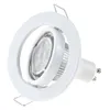 Yuvarlak Gu10 Spot Ampul Gömülü LED Tavan Işık Fikstürü Downlight MR16 Fitting Montaj Tavan Spot Çerçeve