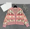 Maglioni da donna designer 23 maglione lavorato a maglia cardigan con scollo a V ispessito giacca color girocollo può essere indossato all'interno e all'esterno 1125VZBK