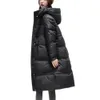 Damskie Down Parkas Winter Ladies Długość Casual Classic Fashion LoseFitting Down Jacket 221205