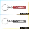 Accessoires de clés de voiture pour les polices Tahoe Styling Metal Key Ring Zinc Alloy Chain