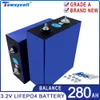 3.2V 280Ah Lifepo4 batterie rechargeable Pack Grade A Lithium fer phosphate prismatique Golf voiture barre omnibus solaire RV UPS EU US TAX FREE