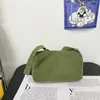 Tarde 100% algodón lienzo mensajero marca de alta calidad tela crossbody unisex bolsos de hombro sólidos paquetes de estilo universitario 221205