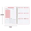 SIMU 2023 A5 Agenda Planner Notebook Diary Weekly Planner Mål Vanor Schedules Journal Notebooks for School Stationery Office5174637