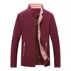 Men's Jackets Men Fashion Casual Solid Color Thin Jacket Cap Less Collar Coat Top Blouse Bracket Lightweight Rain Coats For
