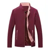 Vestes masculines Fashion Fashion Cound Couleur solide Caisse veste mince Moins Collier Coucheur Support de chemisier