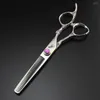 Titan Professional Barber Tools Hair Scissor Purple Flower Plum Blossom Handle Hairdressing Scissors
