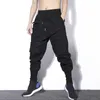 Calça de rua masculina Spring Harem Pants Men Hip Hop Black Casual Mens calças 2020 New Sweetpants Cargo Troushers Men T2221205