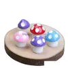 Party Favor Small Resin Mushroom Halloween Party Decorations Outdoor Festival Prop Decoration Drop Delivery Home Garden Festive Supp Dhip2