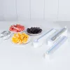 Andere Küchenwerkzeuge Big Plastikfolie Cutter Clean Film Schneidkasten Alfoil-Spender Zubehör Wandmontierte Saugnapfbecher 221205