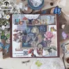 Mr.Paper 8 Designs 40pcs/Lot Butterfly Deco Naklejki Scrapbooking Rośliny Deco Album DIY Stirerery Naklejki