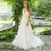 Vestido de Noiva a-line v neck wedding dress duty develies backless bridal obs