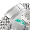 Montre Hommes Montres 41MM Mouvement Mécanique Automatique Hommes Mode Affaires Cadran Bleu Montre-Bracelet Bracelet En Acier Inoxydable Montre De Luxe Pour Dames Fille