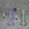 Hookahs Shisha 14mm Glass Ash Catcher Rökning Tillbehör Vatten Bongs Pipe Dab Rigs High Borosilicate Glass Hookah Pipes Fittings Extern röksamlare