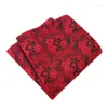 Bowbindingen Cityraider Brandontwerper Gele zijden zakdoeken voor mannen Green Katoen Pocket Square Witblauw Paarse C040