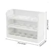 Storage Bottles 30 Grids Plastic Egg Holder For Refrigerator 3-Layer Flip Fridge Tray Container Kitchen Countertop Fresh