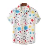 Men's T Shirts Floral Short Sleeve T-shirt Summer Surf Beach Dress Tops Regual Fit