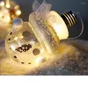 Decorazioni natalizie 3 PCS LED Palla Albero Pupazzo di neve Lampadina Ornamento e anno Decorazione domestica Ciondolo per feste di famiglia