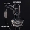 Full weld quartz terp slurper smoking accessories beveled edge grid bottom banger nail 10mm 14mm 18mm seamless blender