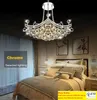 Luxe grands lustres en cristal luminaire clair Lustre en cristal lampe plafond Design pour la maison déco lumière