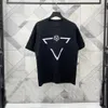 T-Shirt surdimensionné pour hommes, Design triangulaire, chemises de styliste, vêtements imprimés avec broderie de rue, à la mode, apparel299T