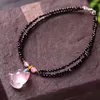 Anklets Wholesale Natural Crystal With Lucky Pendant L Anklet For Women Girl Help Marriage Simple Style Jewelry