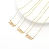 Pendant Necklaces Year Number Birth Date Necklace For Women Gold Color Chain Stainless Steel Choker 1993 1996 2000 2022 Collier Jewelry