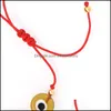 Charm Armbänder Armband für Frauen Böhmische Türkische Evil Eye Armbänder Schmuck Einstellbar Pseras Mujer Moda 2022 Mticolor Perlen 1154 DHA9Q