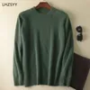 Men's Sweaters 100% pure Mink Cashmere O-Neck Pullovers Knit Large Size Winter Tops Long Sleeve High-End Jumpers 221206