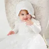 First Communion Dresses Children's long christening gown baby wedding dress girls' christening MQ0811