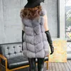 Mulher de moda de inverno feminino Coubre quente e espesso de colete de coletor com mangas de alta qualidade de alta qualidade