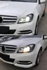 Benz W204 Kafa Lambası için Araç Aksesuar Farları 20 11-20 16 Sis Işıkları Çalışma Işığı DRL H7 LED Bi Xenon Ampul C200 C260 FARDI