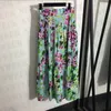 Flower Printed Sling Vest Sexy Dress Sets For Women Temperament Ladies Strapless Top High Waist Skirts Two Piece Party Vacation