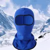 Motorcycle Helmets Ski Snowboard Thermal Head Cover Sport Full Face Hat Winter Fleece Balaclava Cycling Hood Neck Warmer