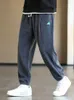 Mäns byxor 2022 Nya herrar av sweatpants baggy joggers mode corduroy hip hop streetwear harem byxor män avslappnade lösa byxor plus storlek 8xl T221206